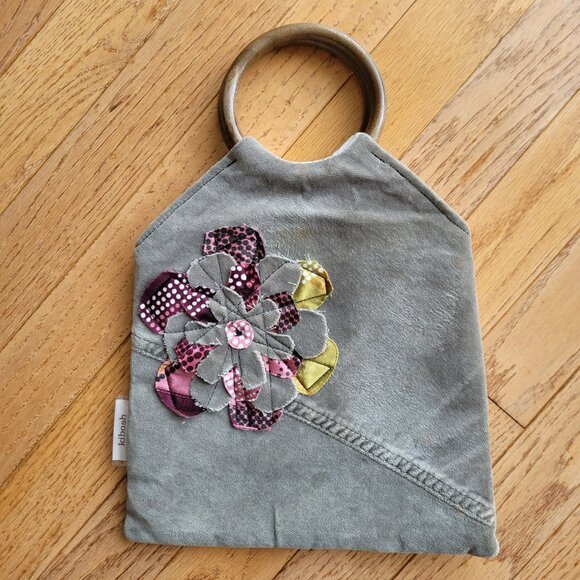 Small Wrist Bag Purse Artisanal Velvet - Picture 1 of 10